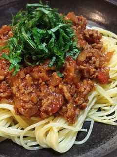 トマト缶で簡単☆ミートソースパスタ-レシピのメイン写真