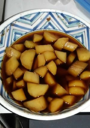 じゃがいもと煮魚の汁の煮付け-レシピのメイン写真