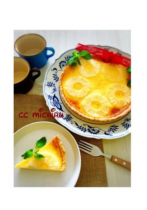 空焼きなし パイナップルチーズタルト-レシピのメイン写真