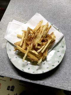 塩干しスルメイカとじゃがいものかき揚げ-レシピのメイン写真