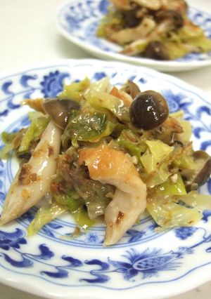 キャベツとキノコの胡麻だれサラダ☆-レシピのメイン写真