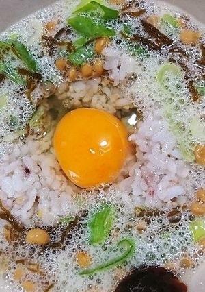 すぐ出来る✨ピリ辛ネバネバ丼✨-レシピのメイン写真