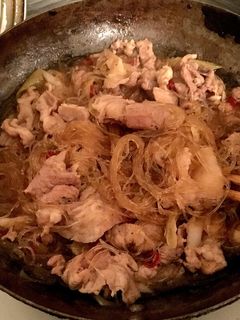 【簡単】豚こまと春雨の甘辛煮-レシピのメイン写真