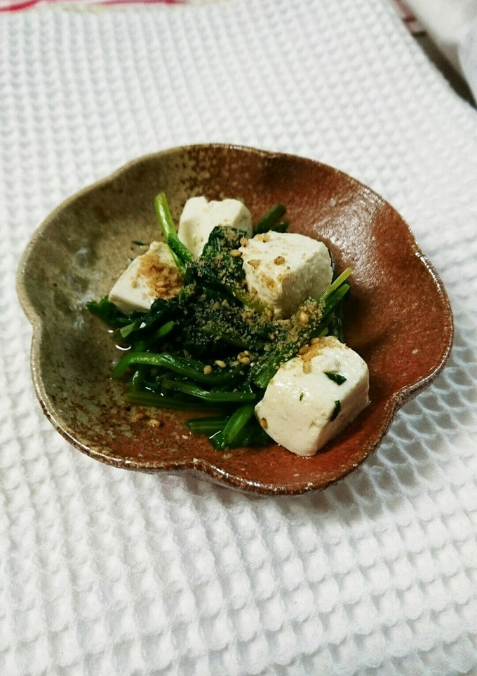 ほうれん草と木綿豆腐炒め-レシピのメイン写真