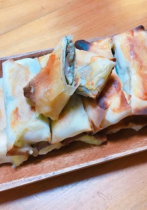 ささみの梅しそチーズ春巻き-レシピのメイン写真