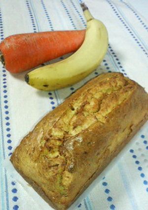 にんじん色のバナナケーキ-レシピのメイン写真