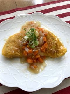 和風あんかけオムレツ-レシピのメイン写真