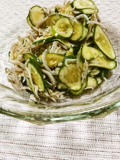 きゆうりとしらすの酢の物-レシピのメイン写真