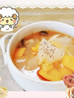 マクロビ☆とうがんの彩り重ね煮スープ-レシピのメイン写真