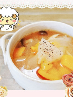 マクロビ☆とうがんの彩り重ね煮スープ-レシピのメイン写真