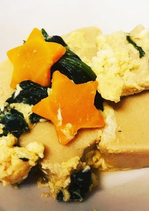 煮るだけ簡単！高野豆腐の卵とじ-レシピのメイン写真