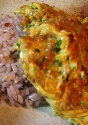 ☆オムライス風？納豆かけごはん☆-レシピのメイン写真