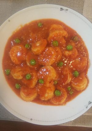 山﨑Kitchen《えび》エビチリ-レシピのメイン写真