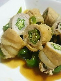 オクラの豚肉巻き-レシピのメイン写真