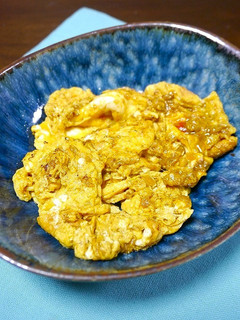 簡単!ふわふわたまごのカレー和え-レシピのメイン写真