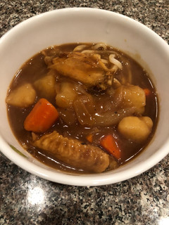 残りカレー de 簡単カレーうどん-レシピのメイン写真