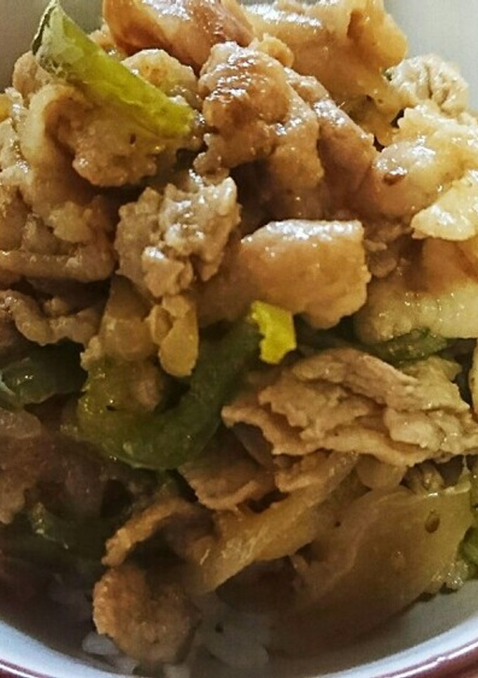 焼き肉のたれで簡単豚丼-レシピのメイン写真