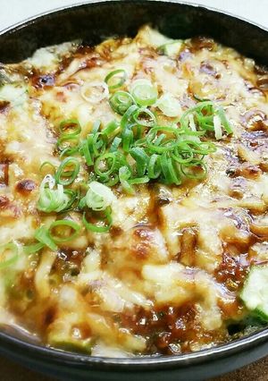オクラと山芋のチーズ焼-レシピのメイン写真