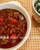 簡単☘️ナスとトマトの洋風カレー
