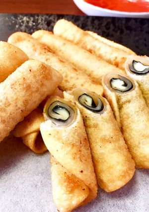 シンプル☆餃子の皮で海苔チーズ揚げ-レシピのメイン写真