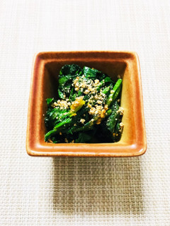 ほうれん草の胡麻和え-レシピのメイン写真