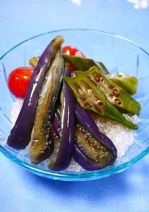 レンジで簡単！冷製☆茄子の煮びたし-レシピのメイン写真