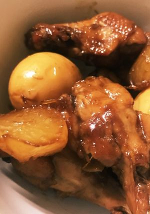 炭酸水de手羽元の甘辛煮-レシピのメイン写真