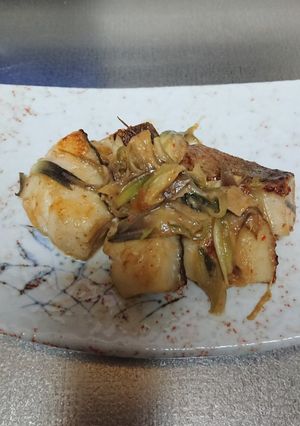 みょうがと白身魚炒め-レシピのメイン写真