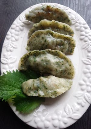 青じそ焼き餃子　青じそ大量消費-レシピのメイン写真