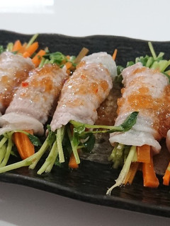 豆苗と人参の豚ロース巻き❤️-レシピのメイン写真