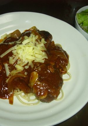 鹿☆煮込みハンバーグ-レシピのメイン写真