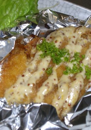 ★リメイク♪チキンカツのマスタード焼き★-レシピのメイン写真