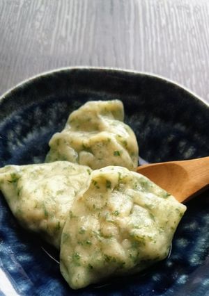 青じそ水餃子＆水餃子のたれ-レシピのメイン写真