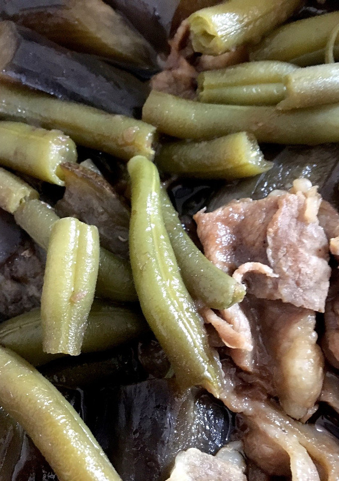 梅肉と夏野菜と豚肉のさっと煮-レシピのメイン写真