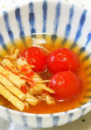 プチトマトの出汁びたし♪生姜が香る♪-レシピのメイン写真