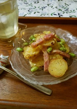 おひとりさま・枝豆消費のマヨ炒め-レシピのメイン写真