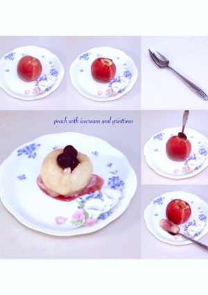 桃の種のくり貫き-レシピのメイン写真