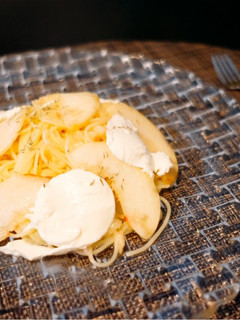 白桃とモツァレラチーズの冷製パスタ-レシピのメイン写真