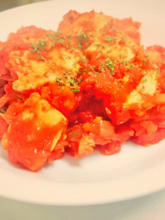 胸肉で本格☆ゴロゴロチキンのトマト煮込み-レシピのメイン写真