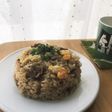 手作り煮豚と煮汁でチャーハン!