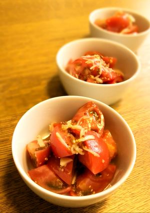 和えるだけ！トマトの蜂蜜しょうが和え-レシピのメイン写真
