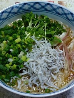 香味野菜とじゃこのぶっかけそうめん-レシピのメイン写真