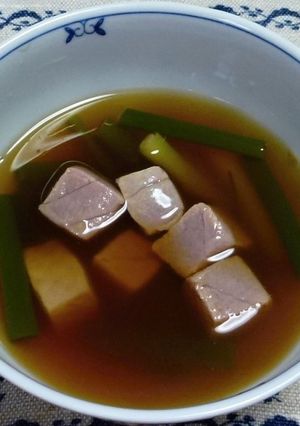 生姜を利かせた冷やしねぎま汁-レシピのメイン写真