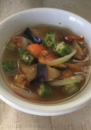 時短☆夏野菜のコンソメスープ-レシピのメイン写真