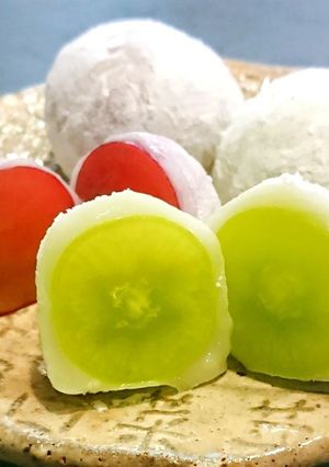 電子レンジで簡単♪マスカット餅✨-レシピのメイン写真