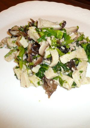 高野豆腐と青菜の炒め物-レシピのメイン写真