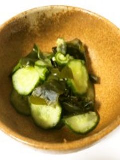 きゅうりとわかめの酢の物-レシピのメイン写真