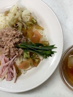 かんたんアレンジそうめん-レシピのメイン写真