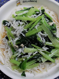 じゃこ菜炒めそうめん-レシピのメイン写真