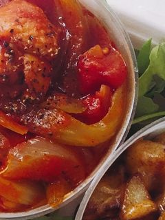 鶏肉とセロリのトマト煮-レシピのメイン写真